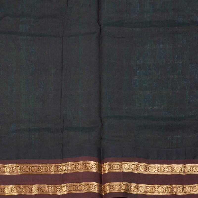 Hayagrivas Aqua Green Pure Silk Cotton Saree SSCBF36D12-3 - Image 6