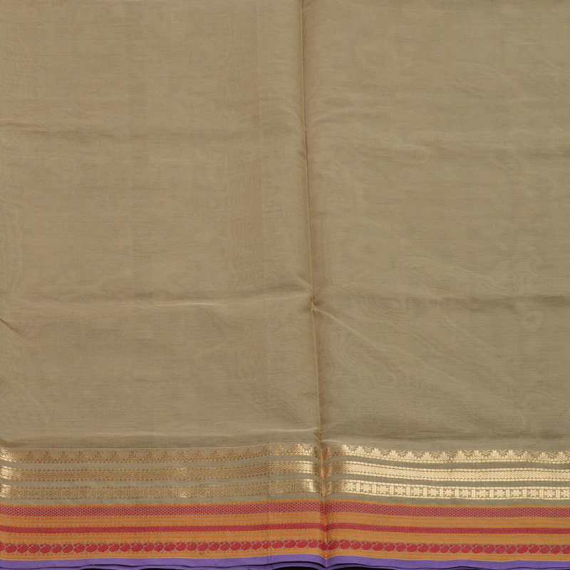 Hayagrivas Beige Kanchi Silk Cotton Saree SSCBF38D4-5 - Image 6