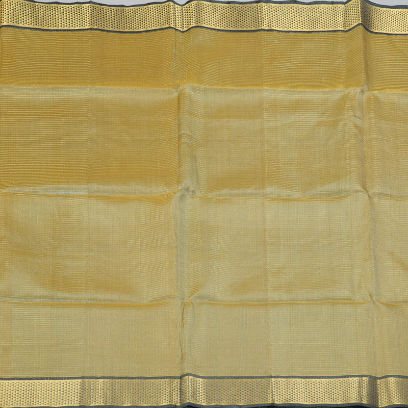 Hayagrivas Beige Kora Silk Cotton Saree SSCBF14D6-9 - Image 4