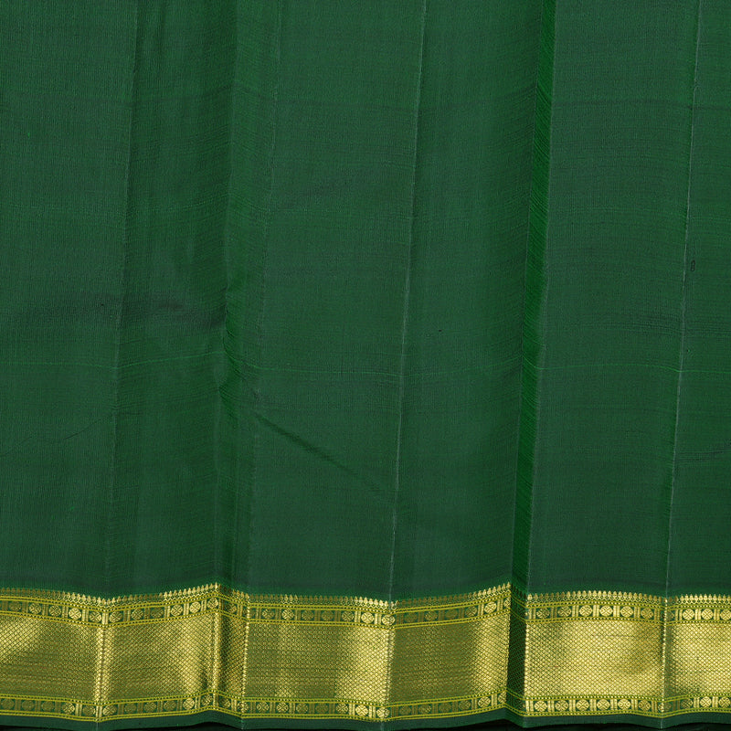 Hayagrivas Bottle Green Handloom Kanjivaram Silk Saree KBD1996B1-1-SPC - Image 7