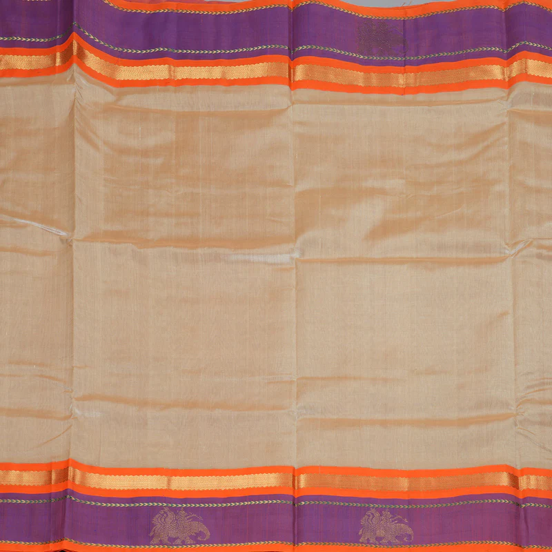 Hayagrivas Cream Pure Silk Cotton Saree SSCBF36D8-2 - Image 3