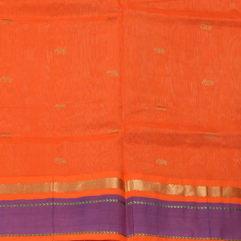 Hayagrivas Cream Pure Silk Cotton Saree SSCBF36D8-2 - Image 6