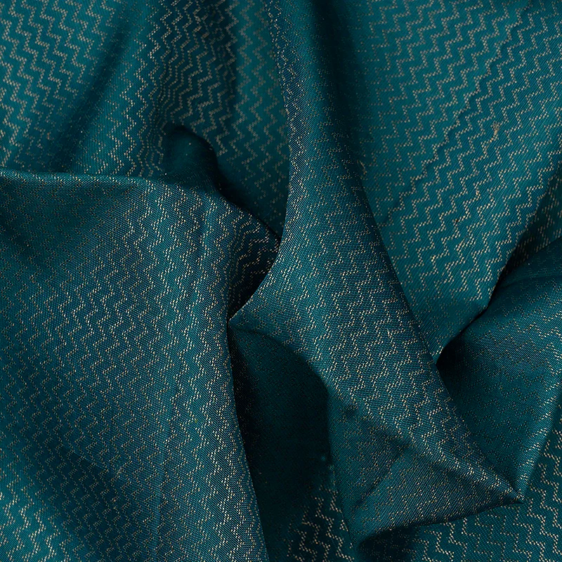 Hayagrivas Cyan Blue Handloom Soft Silk Saree KBE2229B1-2 - Image 3