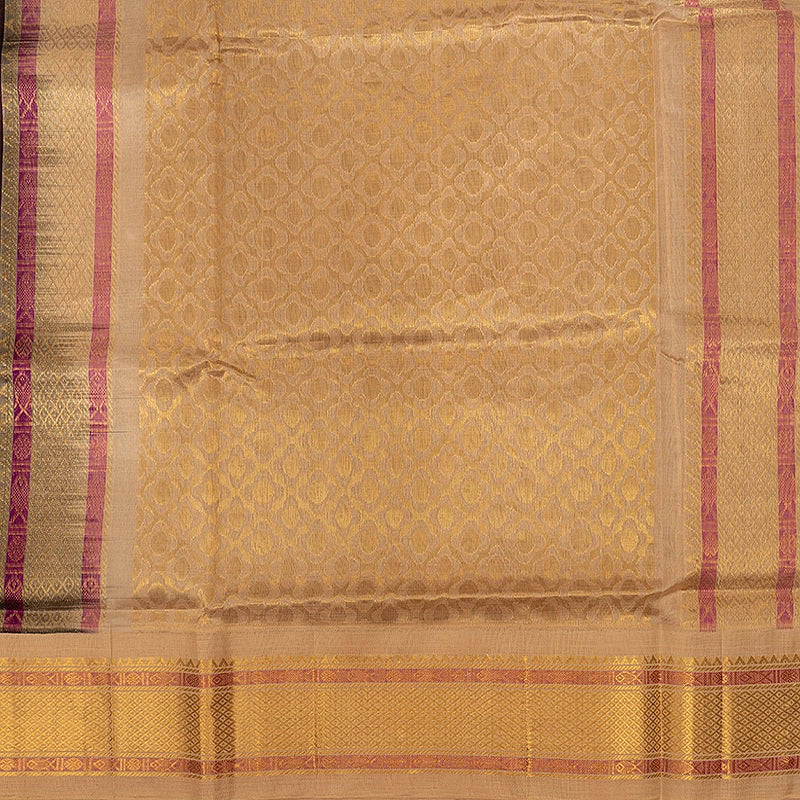 Hayagrivas Deep Wine Pure Silk Cotton Saree SSCBF34D5-11 - Image 4