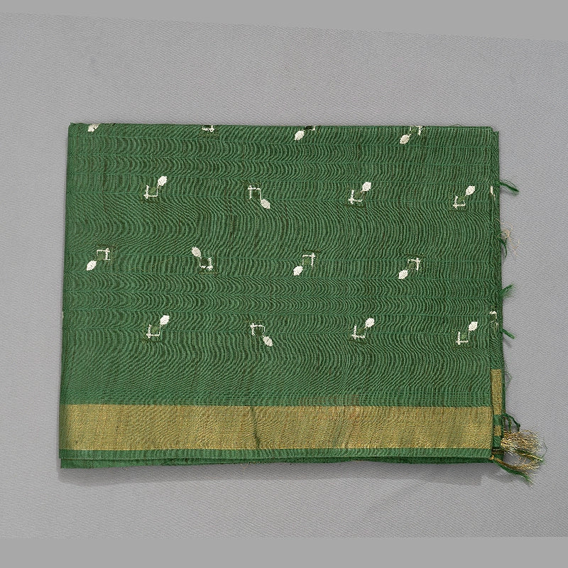 Hayagrivas Green Fancy Cotton Saree KSBE143C10-6