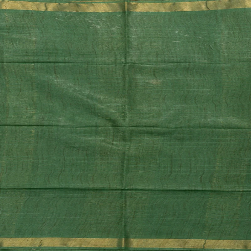 Hayagrivas Green Fancy Cotton Saree KSBE143C10-6 - Image 3