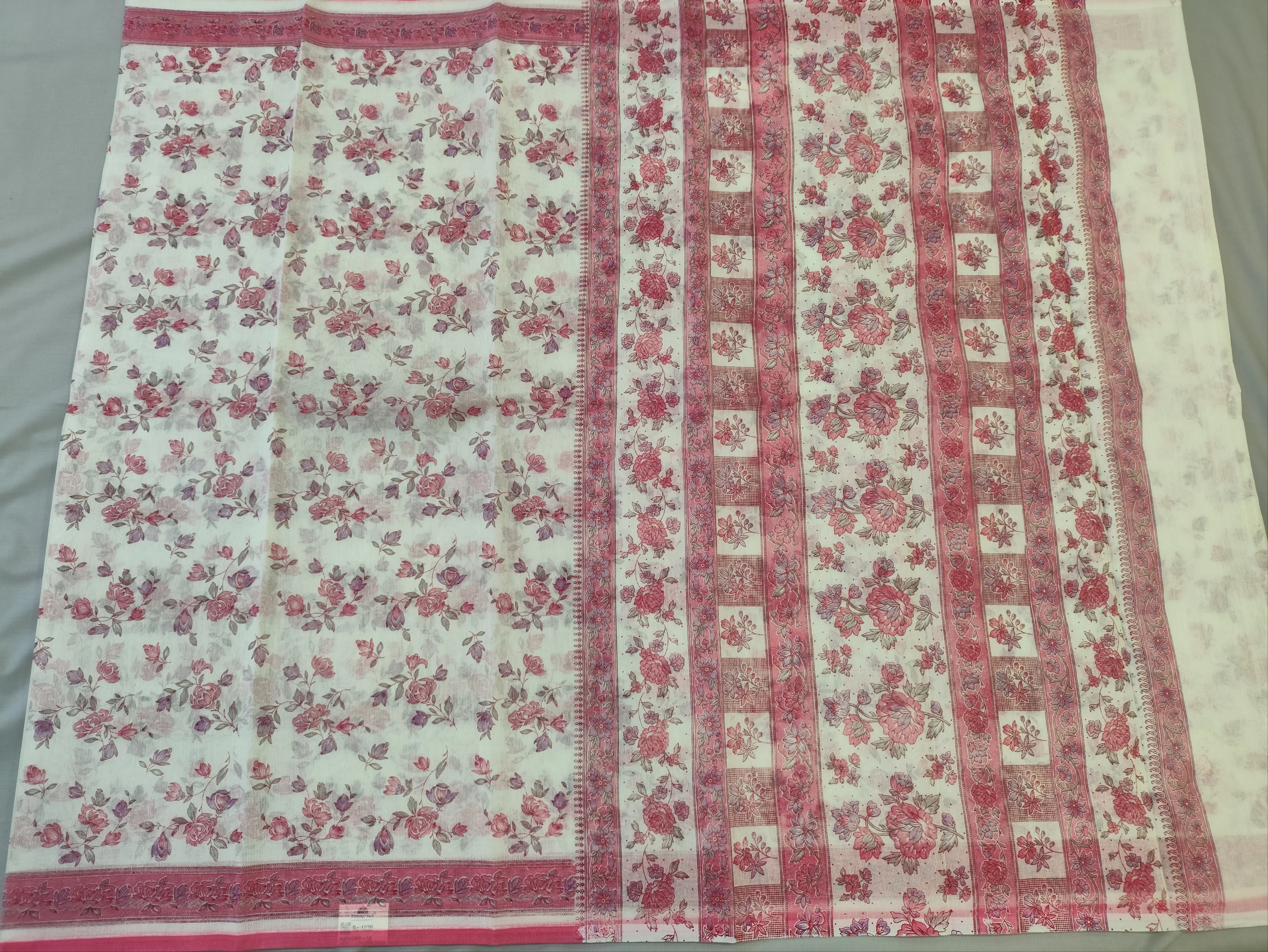 Hayagrivas Half-White Kota Cotton Saree KBF323E2-10 - Image 2