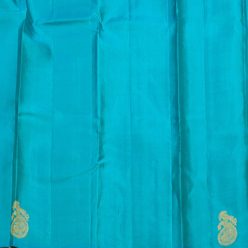 Hayagrivas Handloom Beige Kanjivaram Silk Saree KBE2534C4-2 - Image 7