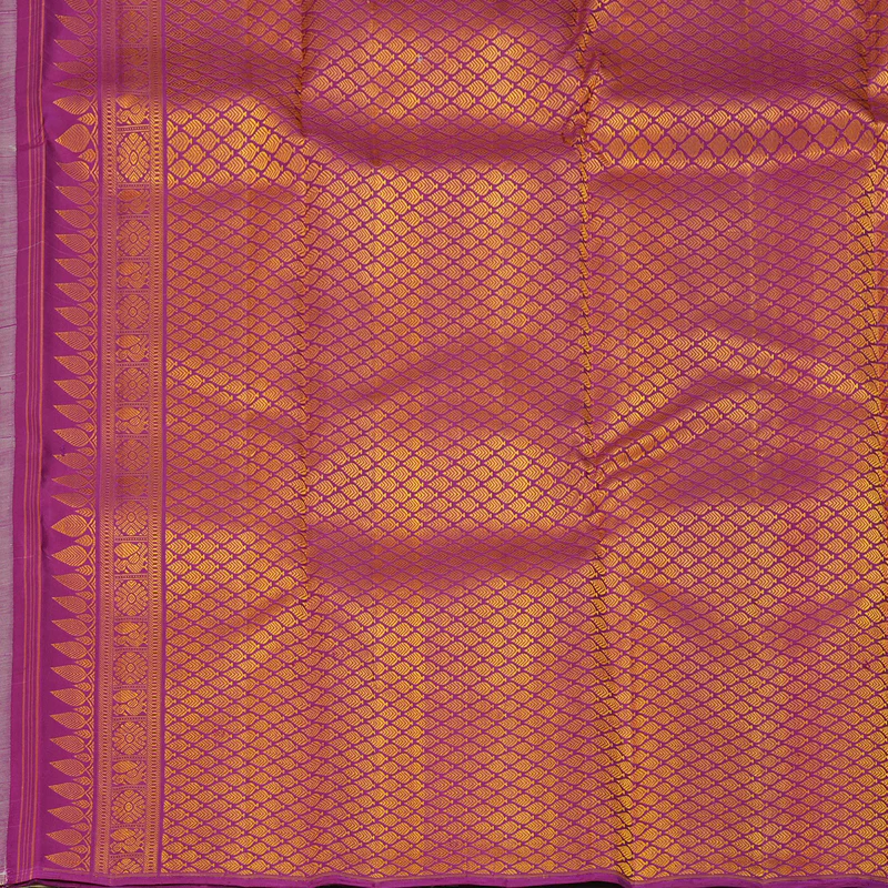 Hayagrivas Handloom Beige Kanjivaram Silk Saree KBF397F2-2 - Image 5