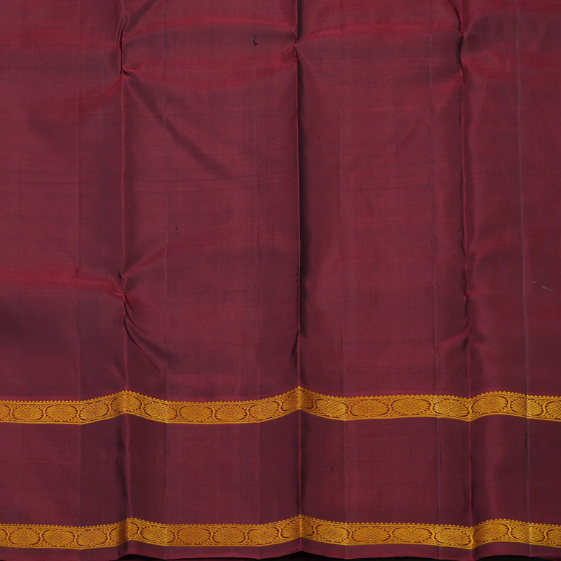 Hayagrivas Handloom Thread Work Silk Saree in Classic Black KBE1439J5-1 - Image 7