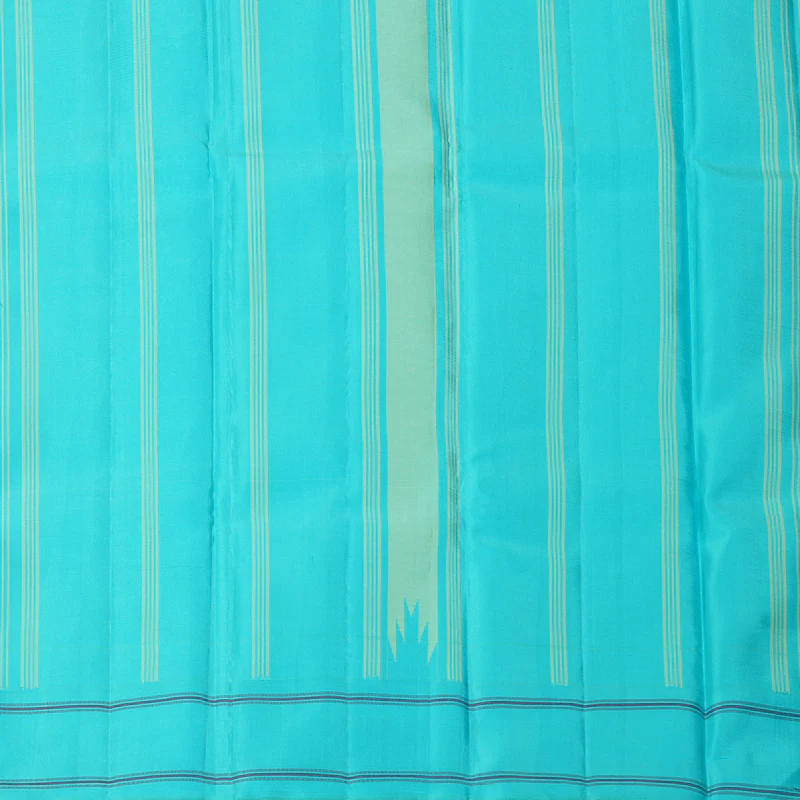 Hayagrivas Handloom Black & White (Zasa Zasa Kattam) Kanjivaram Silk Saree KBE2483C11-3 - Image 6
