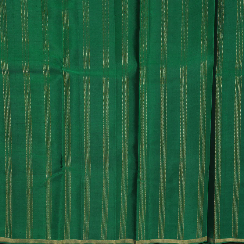 Hayagrivas Handloom Deep Snuff Kanjivaram Silk Saree KBF257E24-5 - Image 6