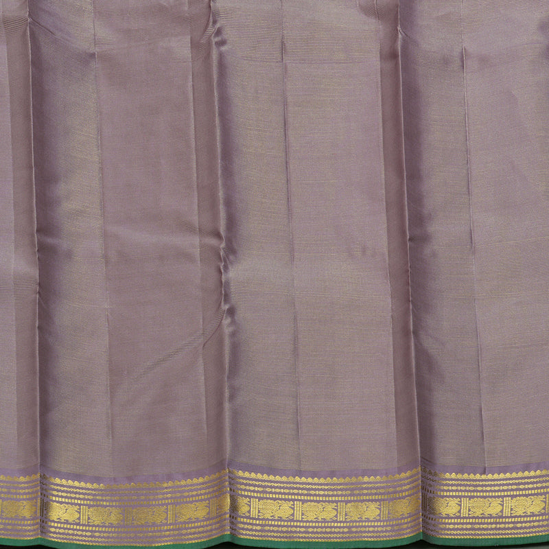 Hayagrivas Handloom Lilac Kanjivaram Silk Saree KBF211E18-1 - Image 5
