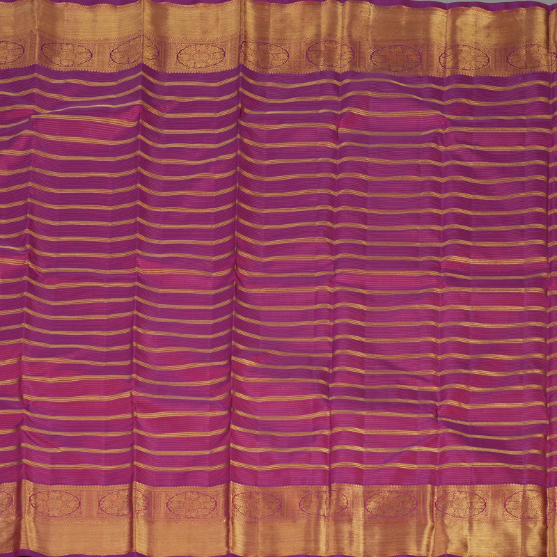 Hayagrivas Handloom Magenta Kanjivaram Silk Saree BE587-SBS KBEL587C1-1 - Image 4