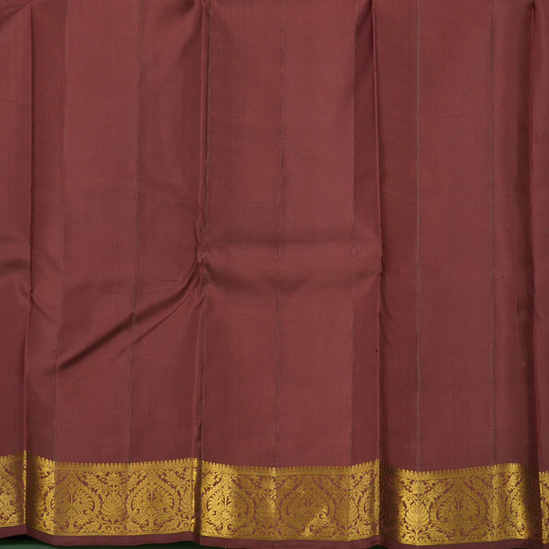 Hayagrivas Handloom Maroon Kanjivaram Silk Saree with Maroon Border KBE1770K6-1 - Image 7