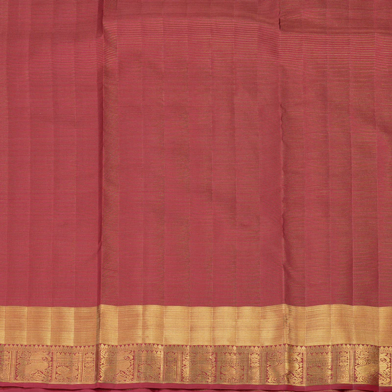 Hayagrivas Handloom Kanjivaram Vairaoosi Ten Yards Silk Saree in Maroon BE320-SBS KBEL320C1-1 - Image 6