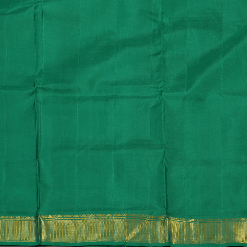 Hayagrivas Handloom Maroon Kanjivaram Ten Yards Silk Saree with Green Border KBE1013I9-1 - Image 6