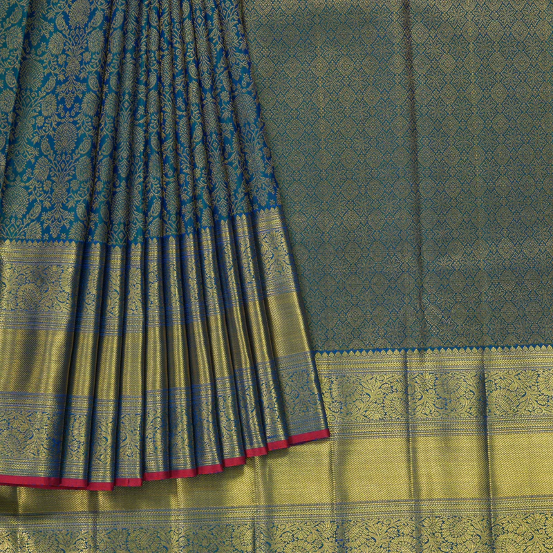 Hayagrivas Handloom Mayilkazhuthu Kanjivaram Silk Saree KBF305E4-4