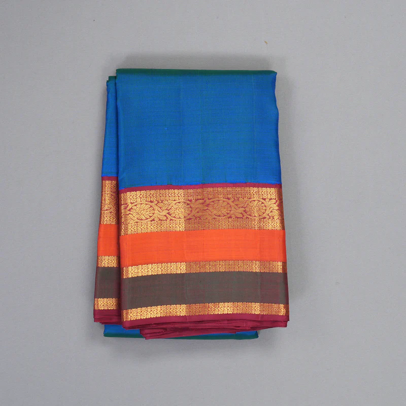 Hayagrivas Handloom Mayilkazhuthu Kanjivaram Silk Saree KBF310E32-1 - Image 2