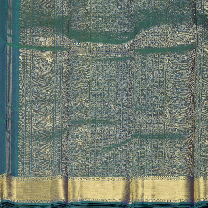 Hayagrivas Handloom Mayilkazhuthu Kanjivaram Silk Saree SSKBF39D2-1 - Image 5