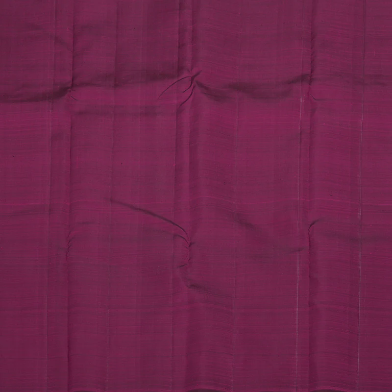 Hayagrivas Handloom Orangish-Pink Kanjivaram Silk Saree with Purple Border KBF20D1-17 - Image 7