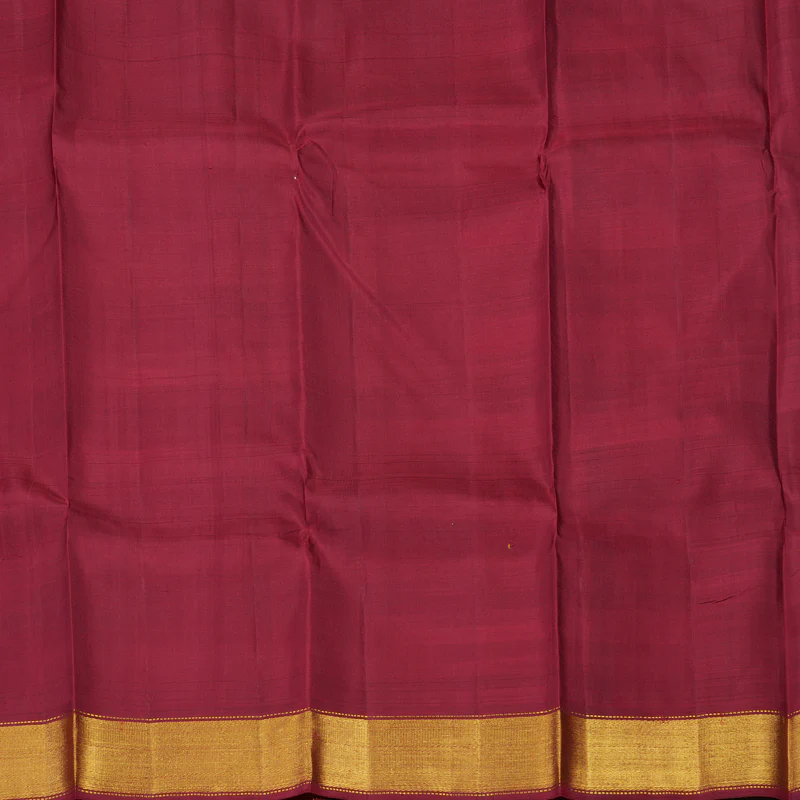 Hayagrivas Handloom Paalum Pazhamum Checks Kanjivaram Silk Saree KBE1808L6-1 - Image 7