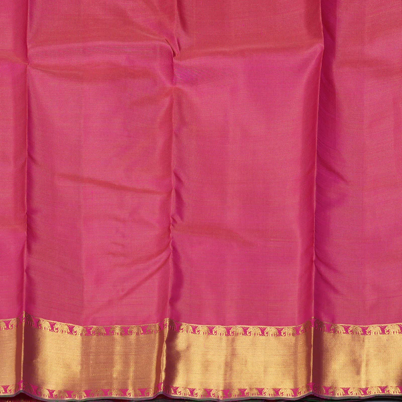 Hayagrivas Handloom Pink Kanjivaram Silk Saree SSKBF24D1-1 - Image 6
