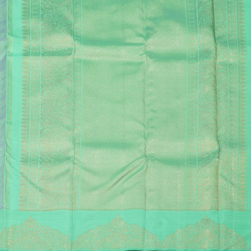 Hayagrivas Handloom Pink Kanjivaram Silk Saree with Sea Green Border BE697-SBS  KBEL697C1-1 - Image 6