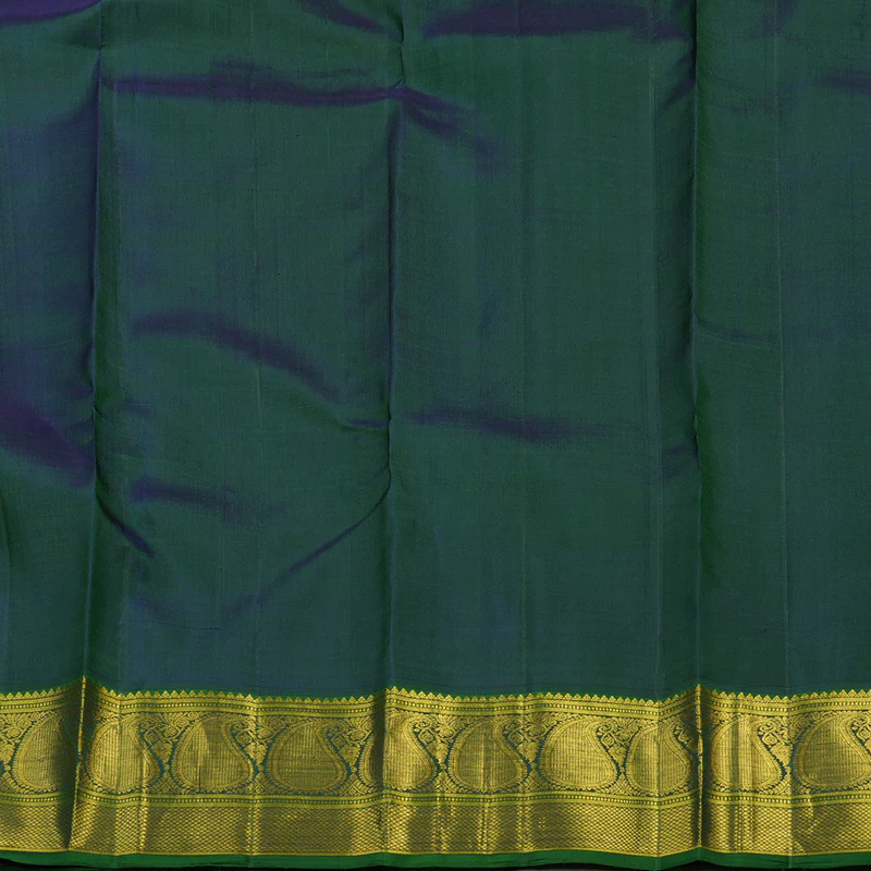 Hayagrivas Handloom Pure Kanjivaram Silk Saree in Majestic Red KBE793H4-2 - Image 8