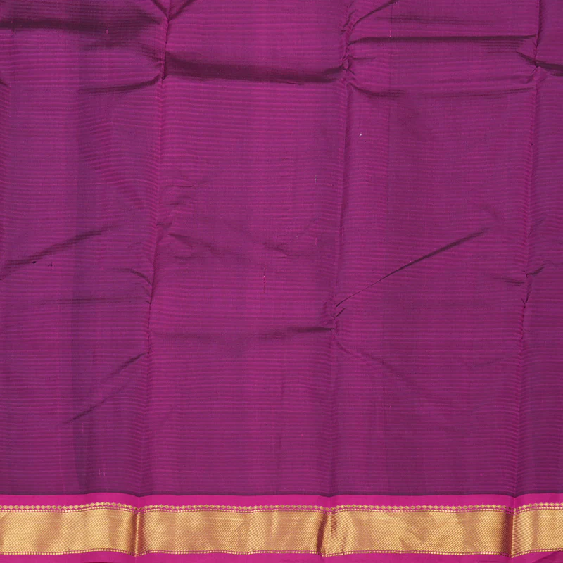 Hayagrivas Handloom Pure Kanjivaram Silk Saree in Refreshing Bottle Green KBE564F1-31 - Image 6