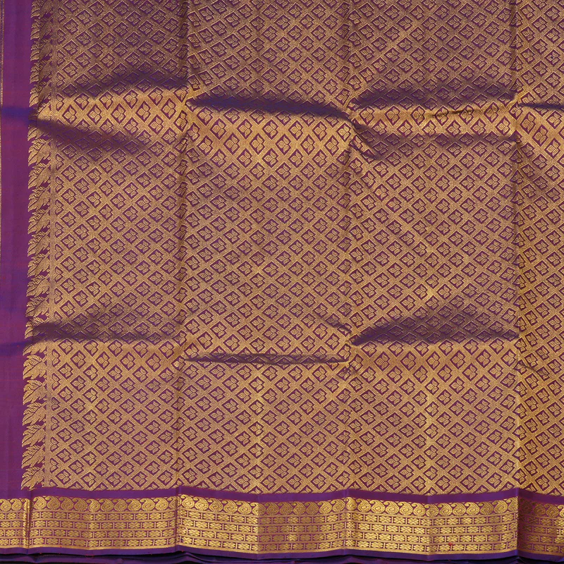 Hayagrivas Handloom Pure Kanjivaram Silk Saree in Vibrant Sky Blue KBE530F4-1 - Image 6