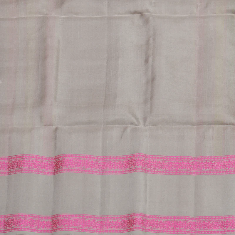 Hayagrivas Handloom Pure Parrot Green Soft Silk Saree with Royal Beige Border KBE729G6-3 - Image 6
