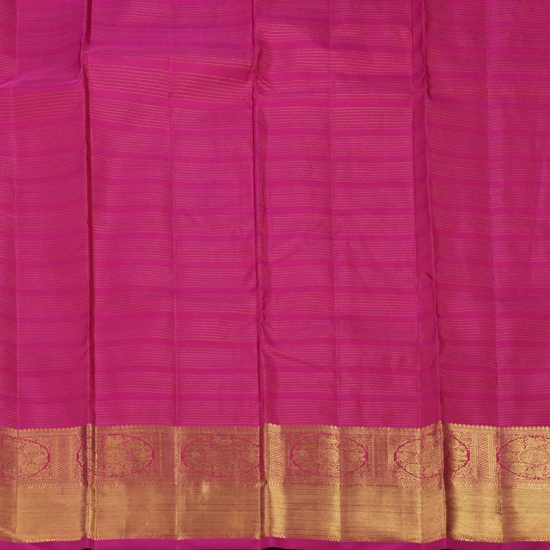 Hayagrivas Handloom Rani Pink Kanjivaram Silk Saree BE643-SBS KBEL643C1-1 - Image 8