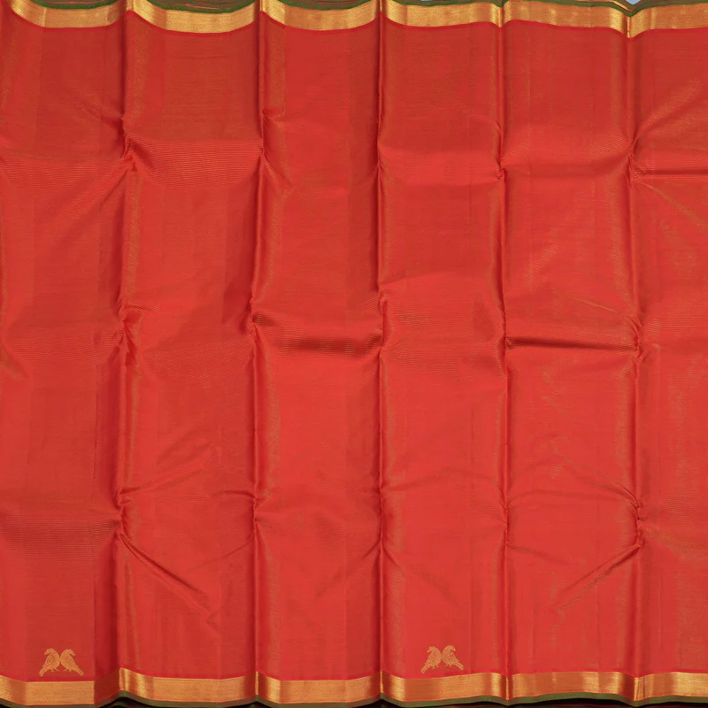Hayagrivas Handloom Red Kanjivaram Silk Saree KSBE4H13-2 - Image 4