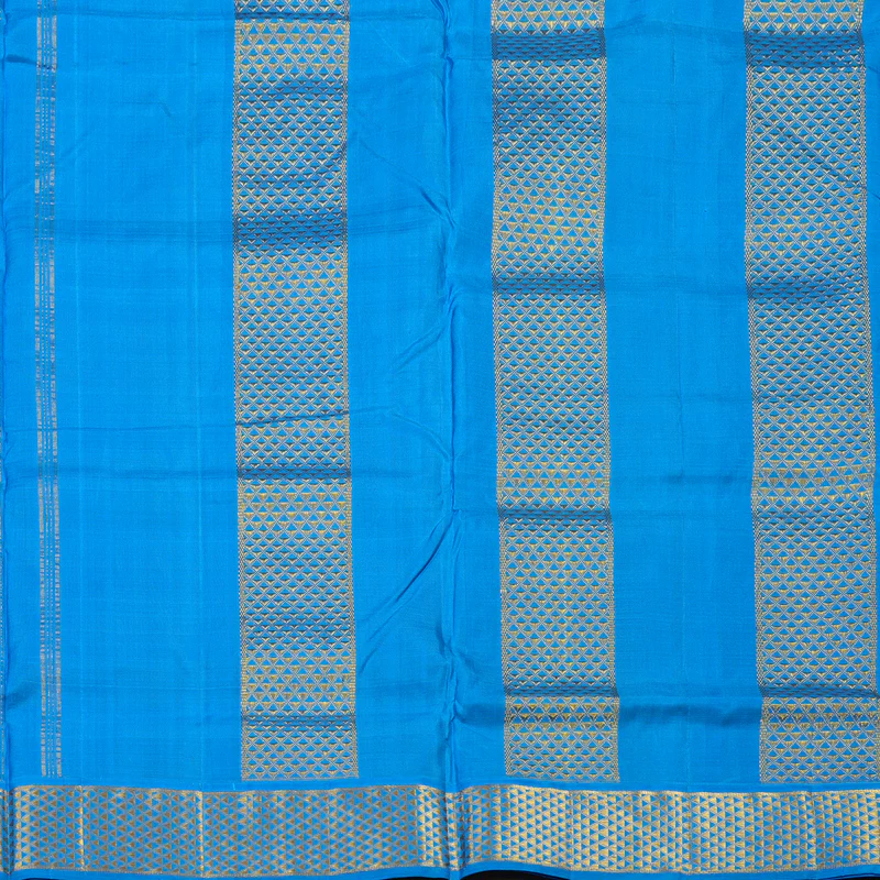 Hayagrivas Handloom Reddish-Pink Ten Yards Silk Madisar Saree BBD1440L9-6 - Image 5