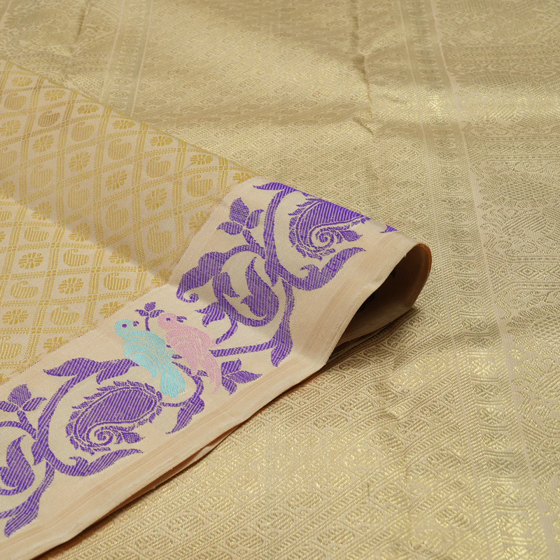 Hayagrivas Handloom Sandal Kanjivaram Silk Saree BE623-SBS KBEL623C1-1 - Image 3