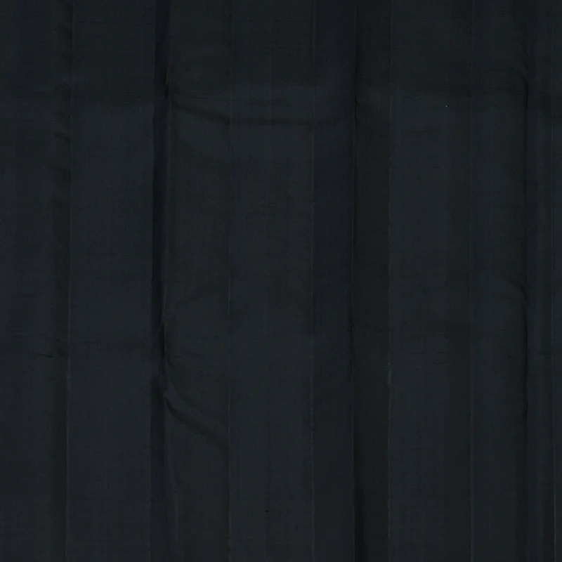 Hayagrivas Handloom Silver Grey Kanjivaram Silk Saree with Black Border KBE1999L19-1 - Image 7