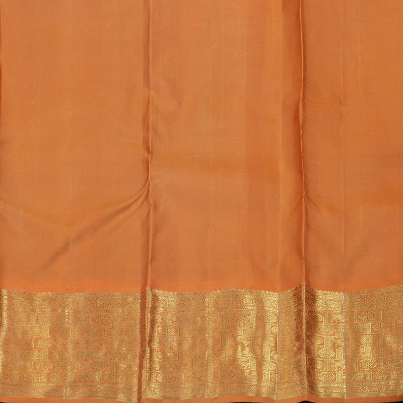 Hayagrivas Handloom Sky Blue Kanjivaram Silk Saree with Mild Orange Border BE712-SBS  KBEL712C1-1 - Image 8