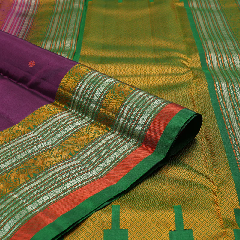 Hayagrivas Handloom Soft Silk Saree KBD1776A12-3 - Image 3