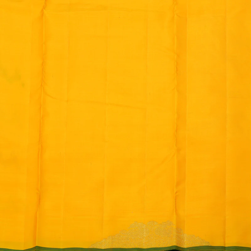Hayagrivas Handloom Vibrant Yellow Ten Yards Kanjivaram Silk Saree BE357-SBS KBEL357C1-1 - Image 6
