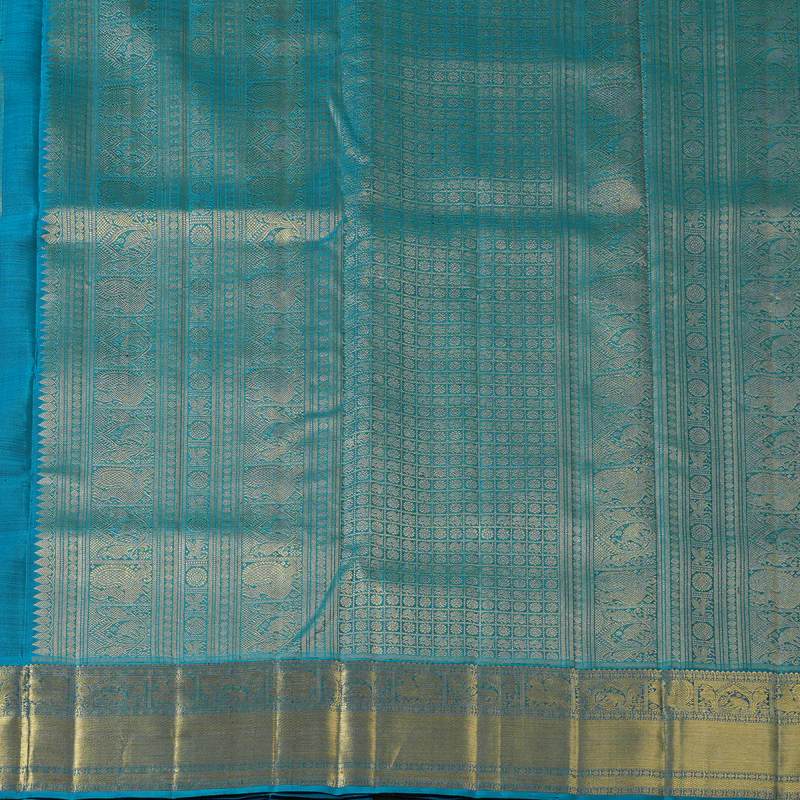 Hayagrivas Handloom Vadamalli Purple Ten Yards Silk Saree BF111-SBS KBFL111E1-1 - Image 4