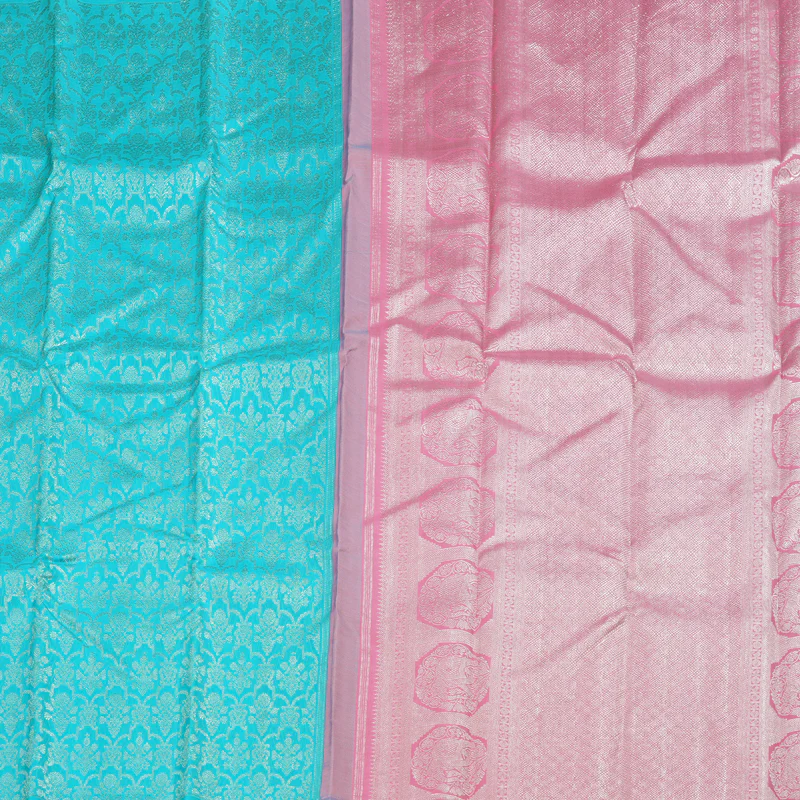 Hayagrivas Kanjivaram Silk Saree BBD628G14-1 - Image 3