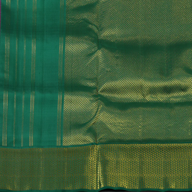 Hayagrivas Kanjivaram Ten yards Silk Saree in Magenta-Pink BBC711H15-1 - Image 6