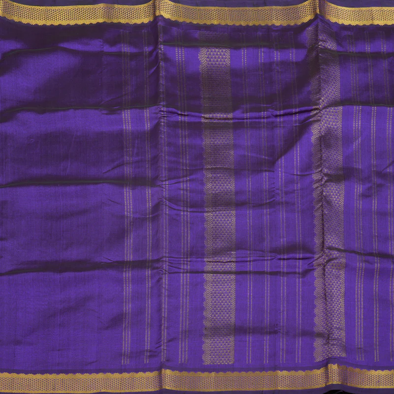 Hayagrivas Lavendar Pure Ten Yards Silk Cotton Saree KBE106D2-3 - Image 4