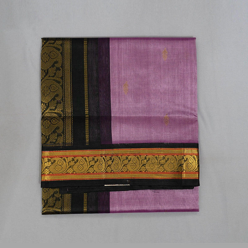 Hayagrivas Lavender Pure Silk Cotton Saree SSCBF16D1-7 - Image 2