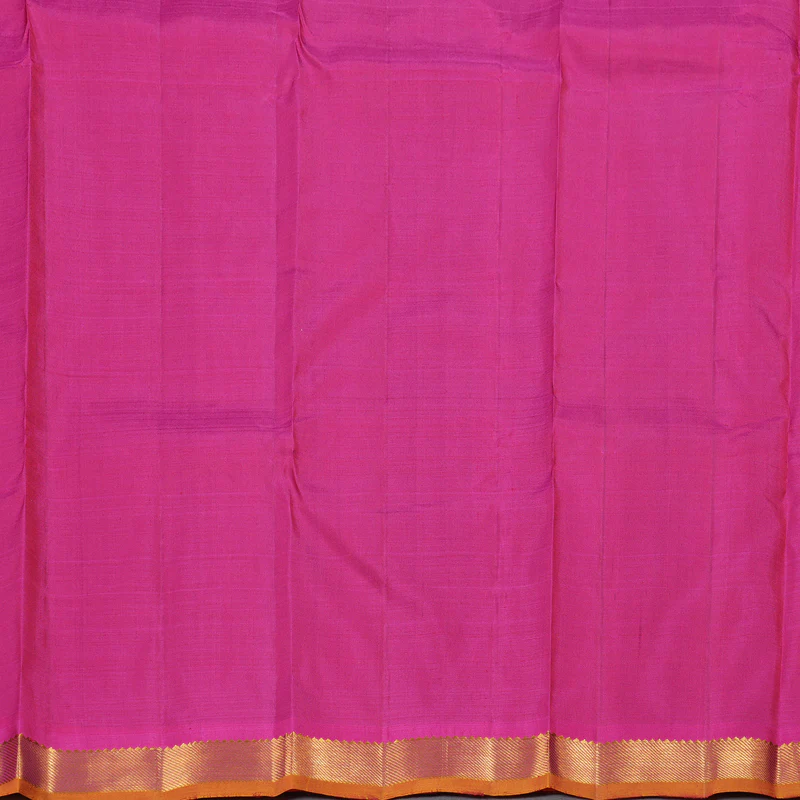 Hayagrivas Mandhalir Handloom Kanjivaram Silk Saree with Pink Border KBD1921B4-7 - Image 6