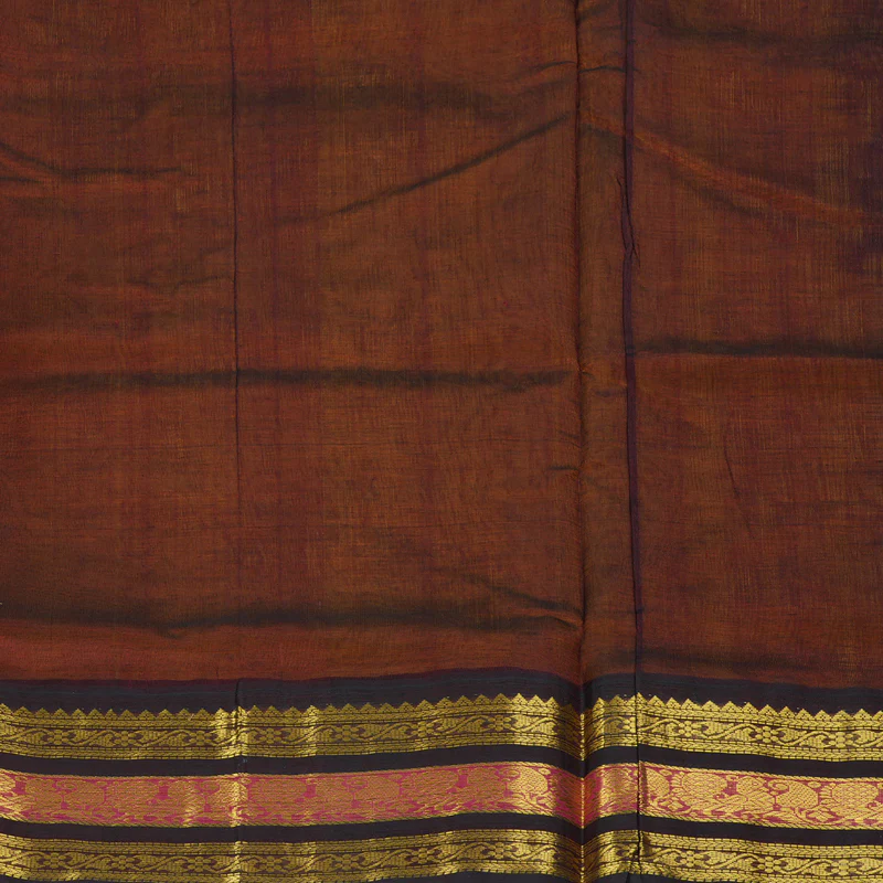 Hayagrivas Mango Yellow Pure Silk Cotton Saree SSCBF16D4-17 - Image 6