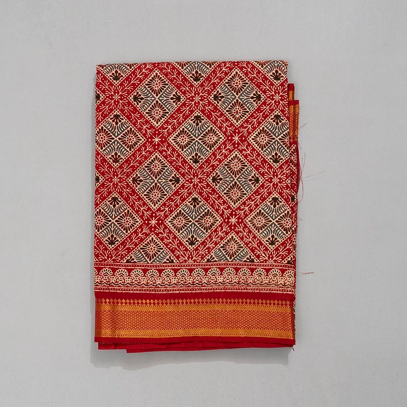 Hayagrivas Maroon Fancy Cotton Saree KBE2212B1-8