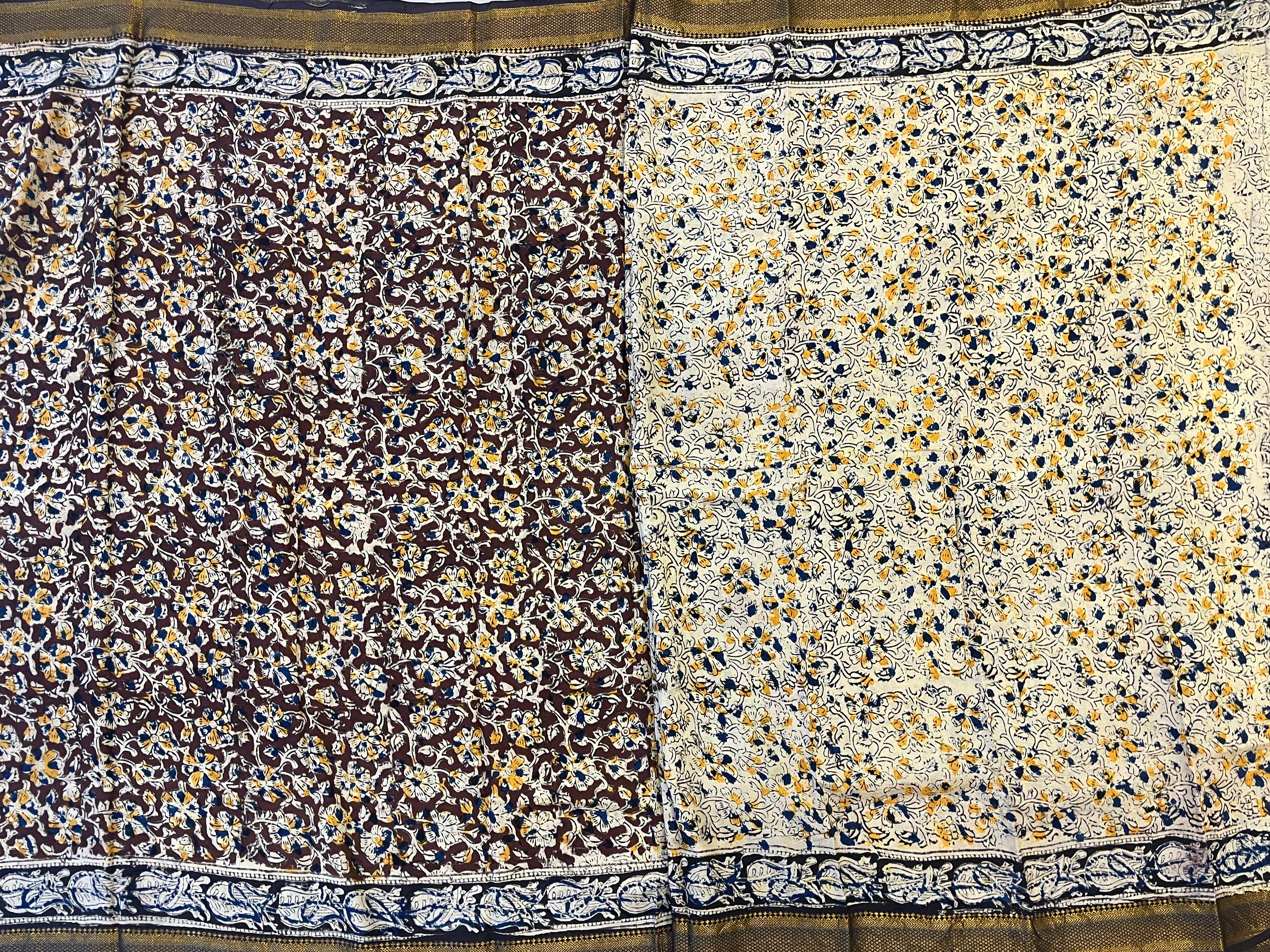 Hayagrivas Maroon Kalamkari Saree SSCBF73E4-4 - Image 3