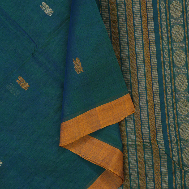 Hayagrivas Mayilkazhuthu Handloom Cotton Saree KBE2145A3-6 - Image 2